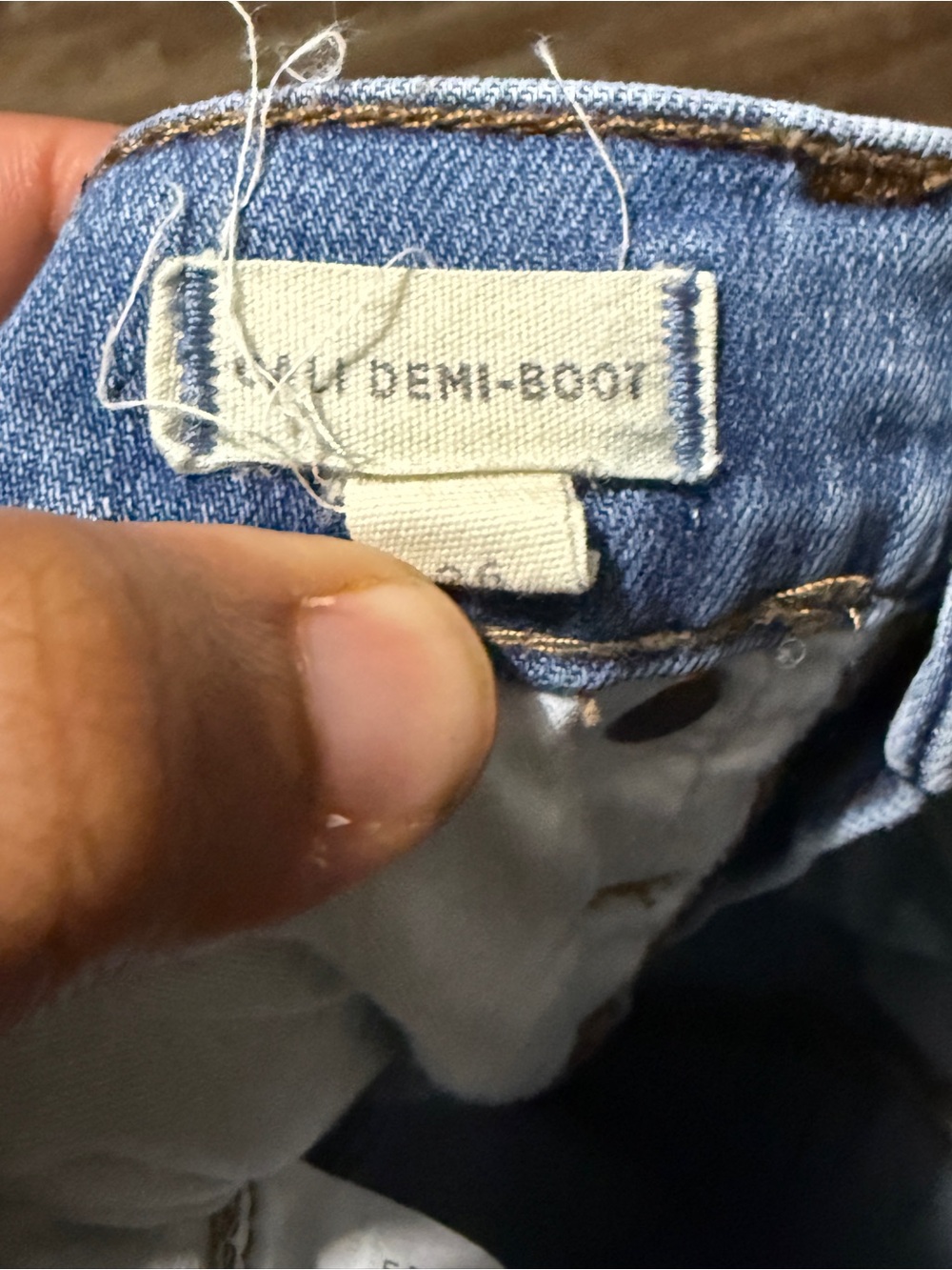 Madewell Cali Demi Boot Jeans Women's 26 High Rise Cropped Tiereny Wash Eco Edit View 4